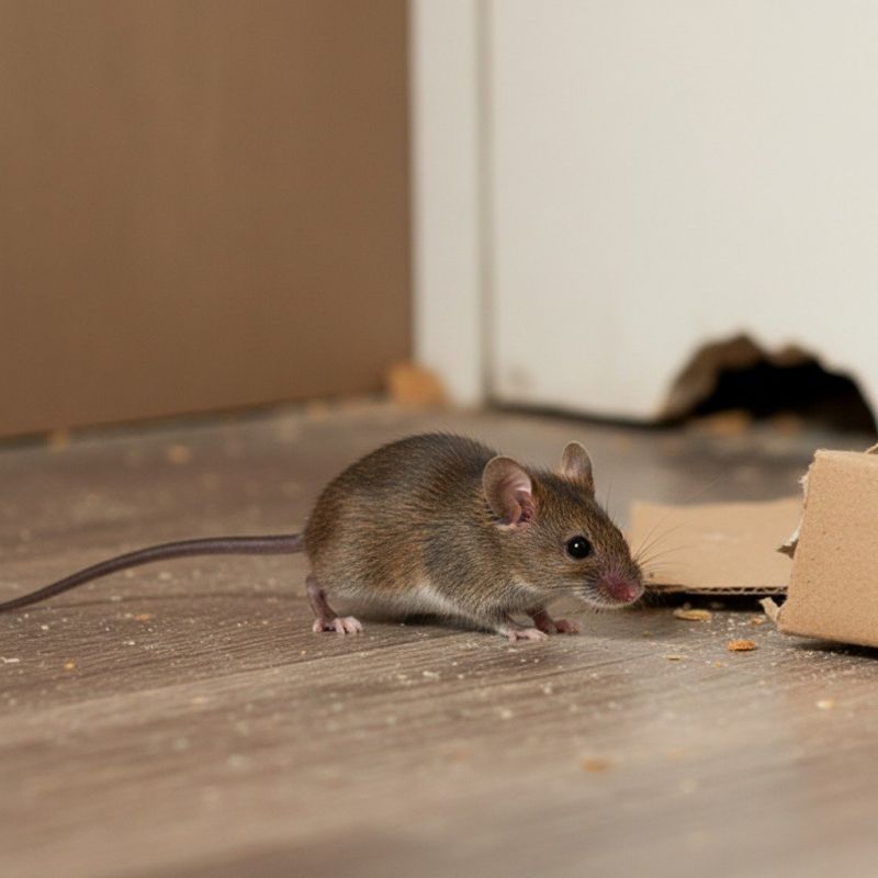 Signs Of A Mouse Infestation Hiding Inside Walls And Cabinets
