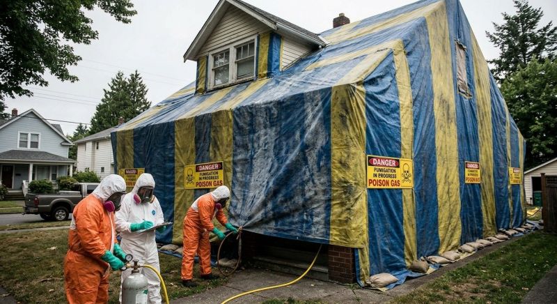 Tent Fumigation in Asheville, NC
